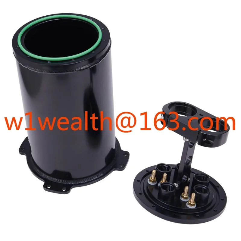 2.8 L Fuel Surge Tank for Twin 40 mm Fuel Pumps 8AN O-Ring Ports