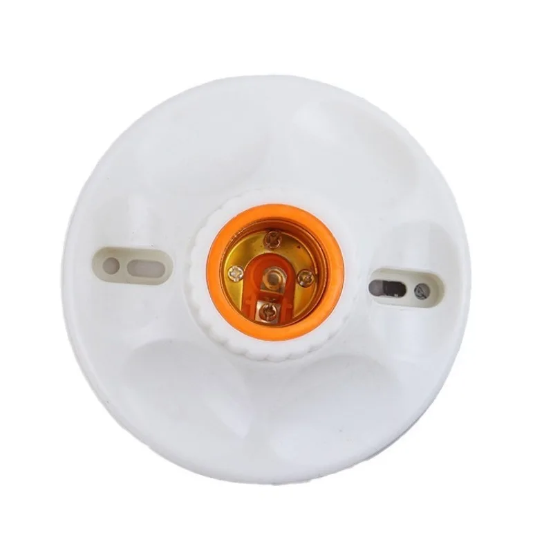 

5 шт., 120 мм, патрон E27, плоский патрон, светодиодный скрытый цоколь лампы