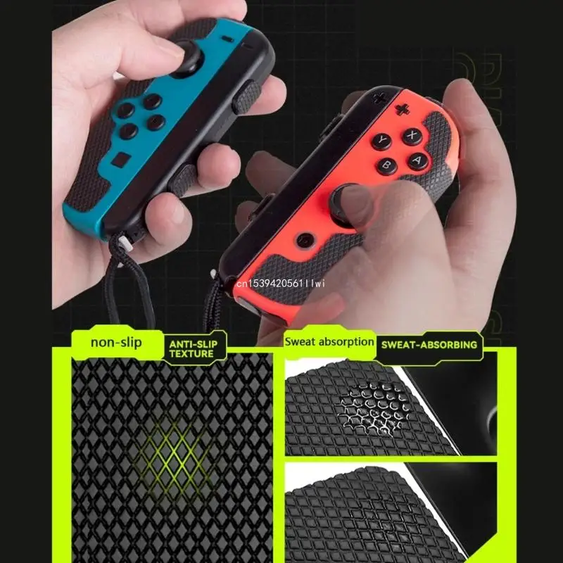 

Durability Silicone Covers with AntiSlip Pattern for Switching JoyCons Cover for Improved Gaming Play Accessory Dropship