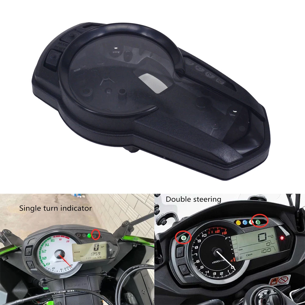 For NINJA1000 Z1000SX 2010-2015 ZX-6R ZX6R 2009-2013-2018 Speedometer Instrument Case Gauge Odometer Tachometer Housing Cover