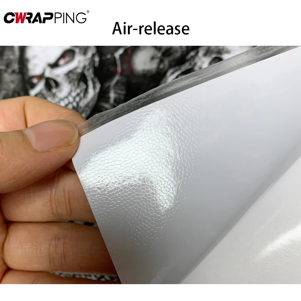 سيارة ملصق الجمجمة الكرتون المطبوعة لاصق الفينيل لسيارة الجسم فيلم كامو دراجة نارية تعديل الأفلام التفاف الفينيل اكسسوارات السيارات