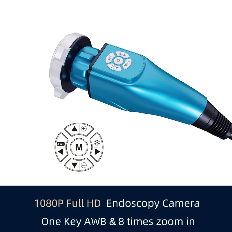 Veterinary Endoscope Camera 1080P Full HD Portable Endoscopy System Dual HDMI & USB Output for Animal Surgery Training
