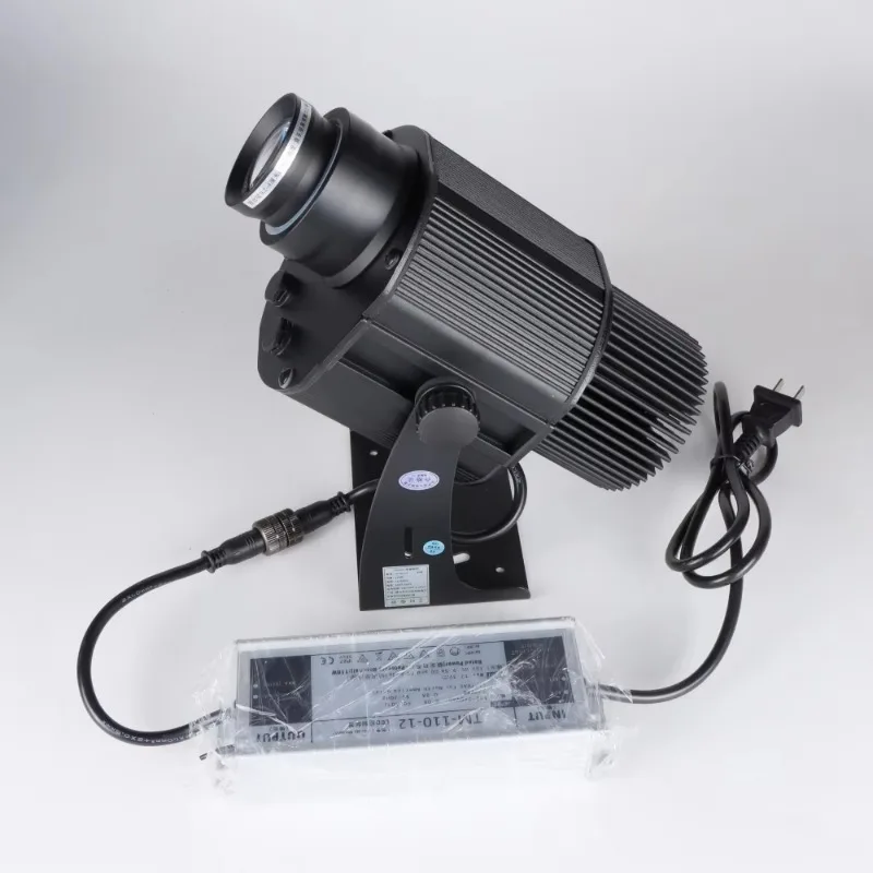Waterproof IP67 100W Customized Store Logo Trademark Gobo Projector Rotating Advertising Projector