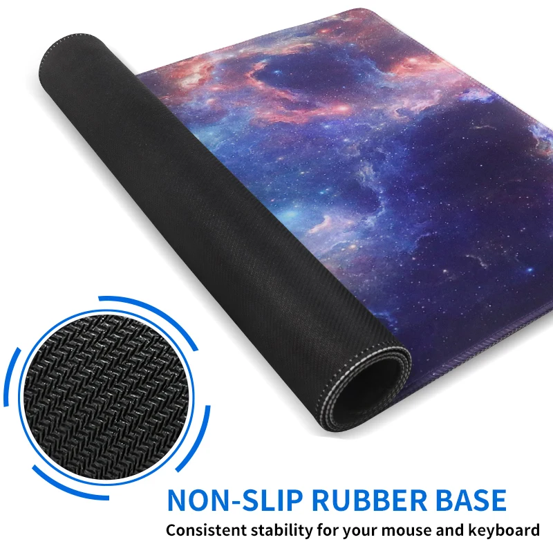 Mouse pad XXL keyboard mouse carpet large mouse desk pad non-slip rubber gamer mouse pad laptop mouse pad starry sky