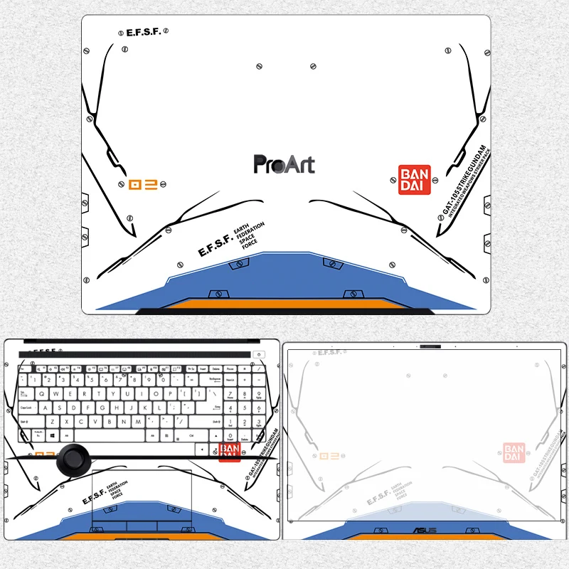 Dazzle Special Skin Stickers for ASUS ProArt StudioBook 16 2022 H7600Z H5600Q H7604