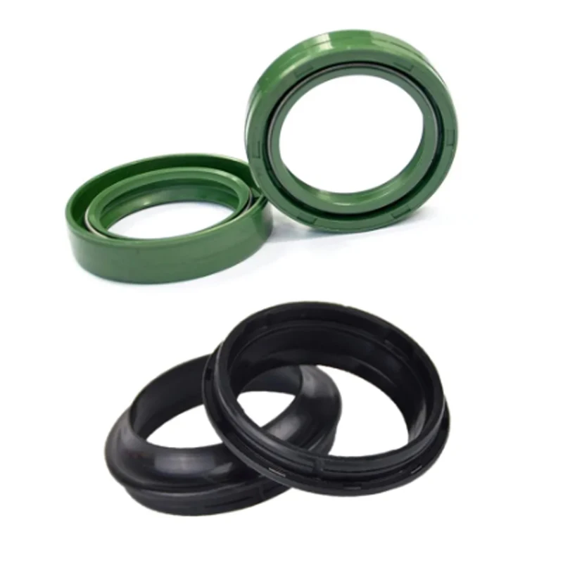 OZOEMPT Motorcycle Front fork oil seal and dust cover KIT Apply to YAMAHA FZS1000 01-02 XVZ1300 97-19 XV1600A 99-07 MT-01 05-09