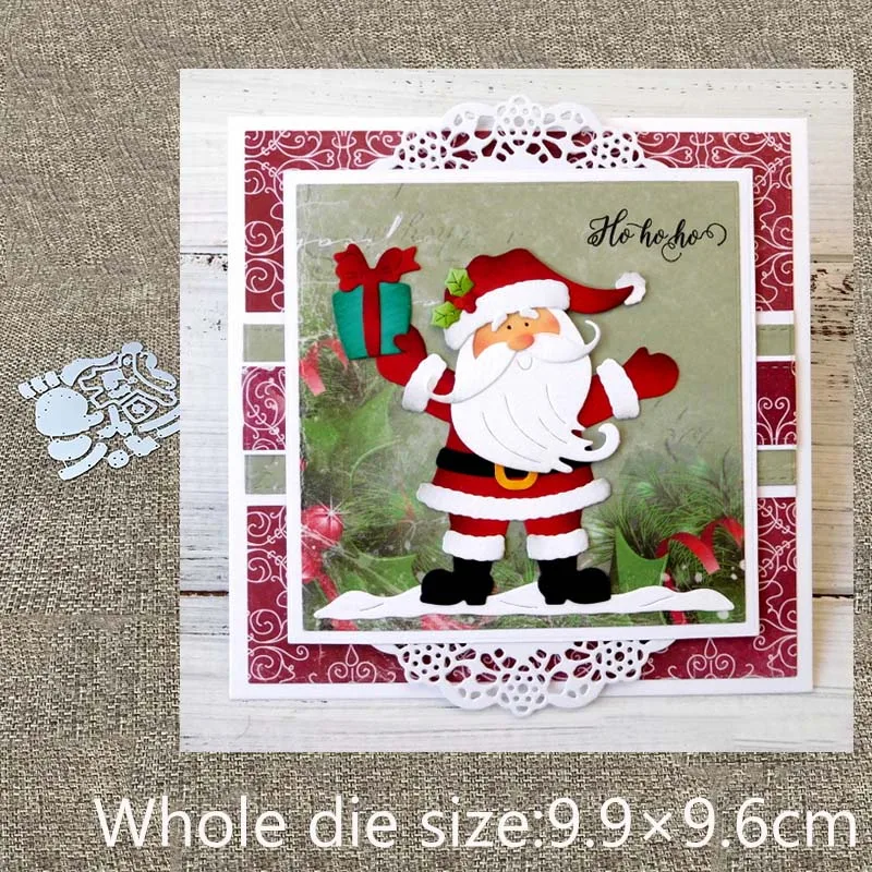 New Design Craft Metal stencil mold Cutting Dies Santa Claus decoration scrapbook die cuts Album Paper Card Craft Embossing