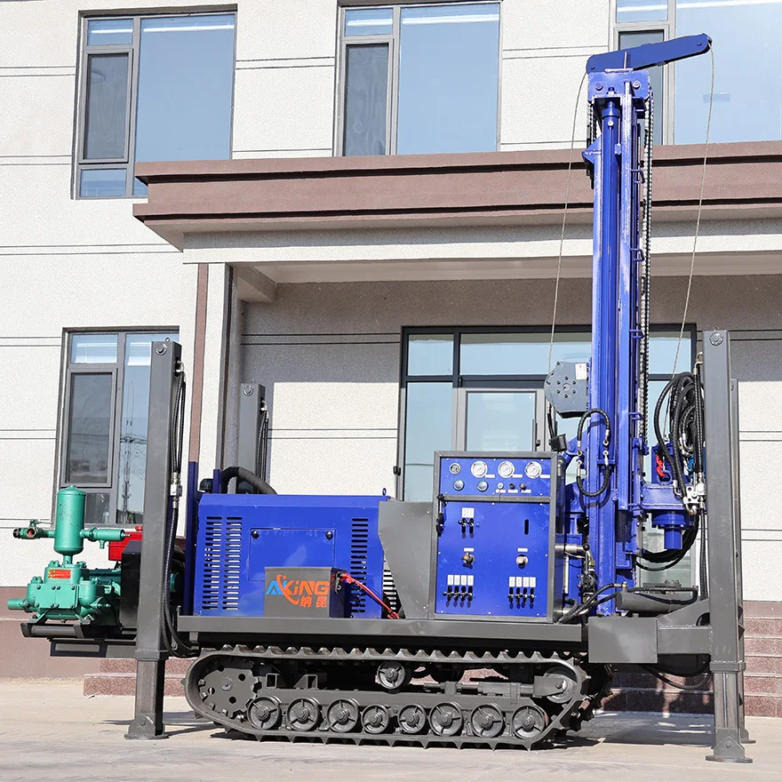 Diesel Borehole Core Tractor Mounted Hydraulic Water Well Drilling Rig Machine Oil Mine Rotary 100m 200m Automatic Drilling Rig