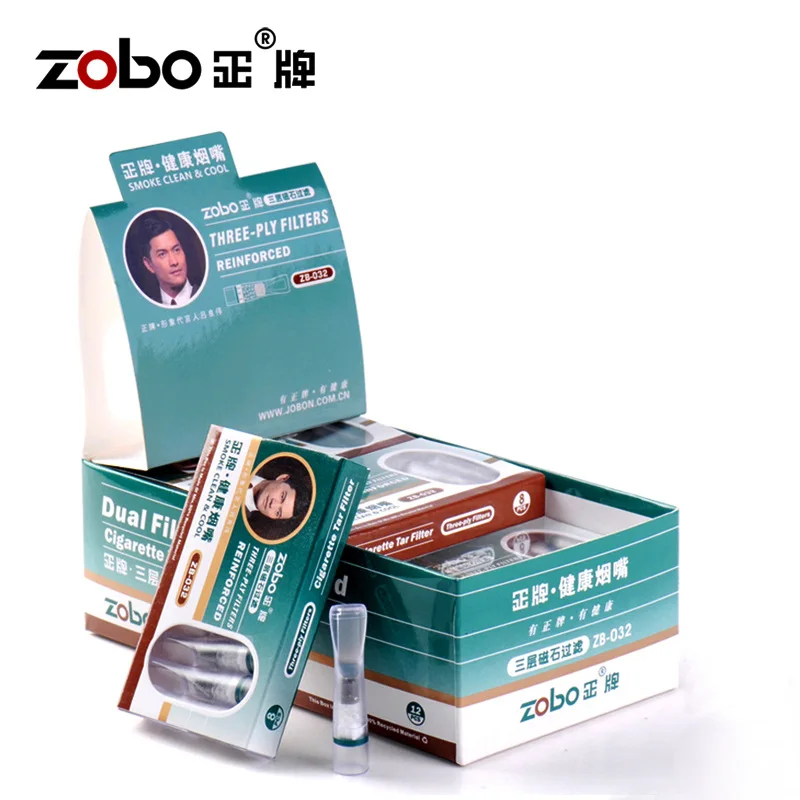 ZOBO Genuine Disposable Cigarette Tips with Triple Filtration, Magnetic Filter Mouthpieces for Smoking Accessories - Single Use