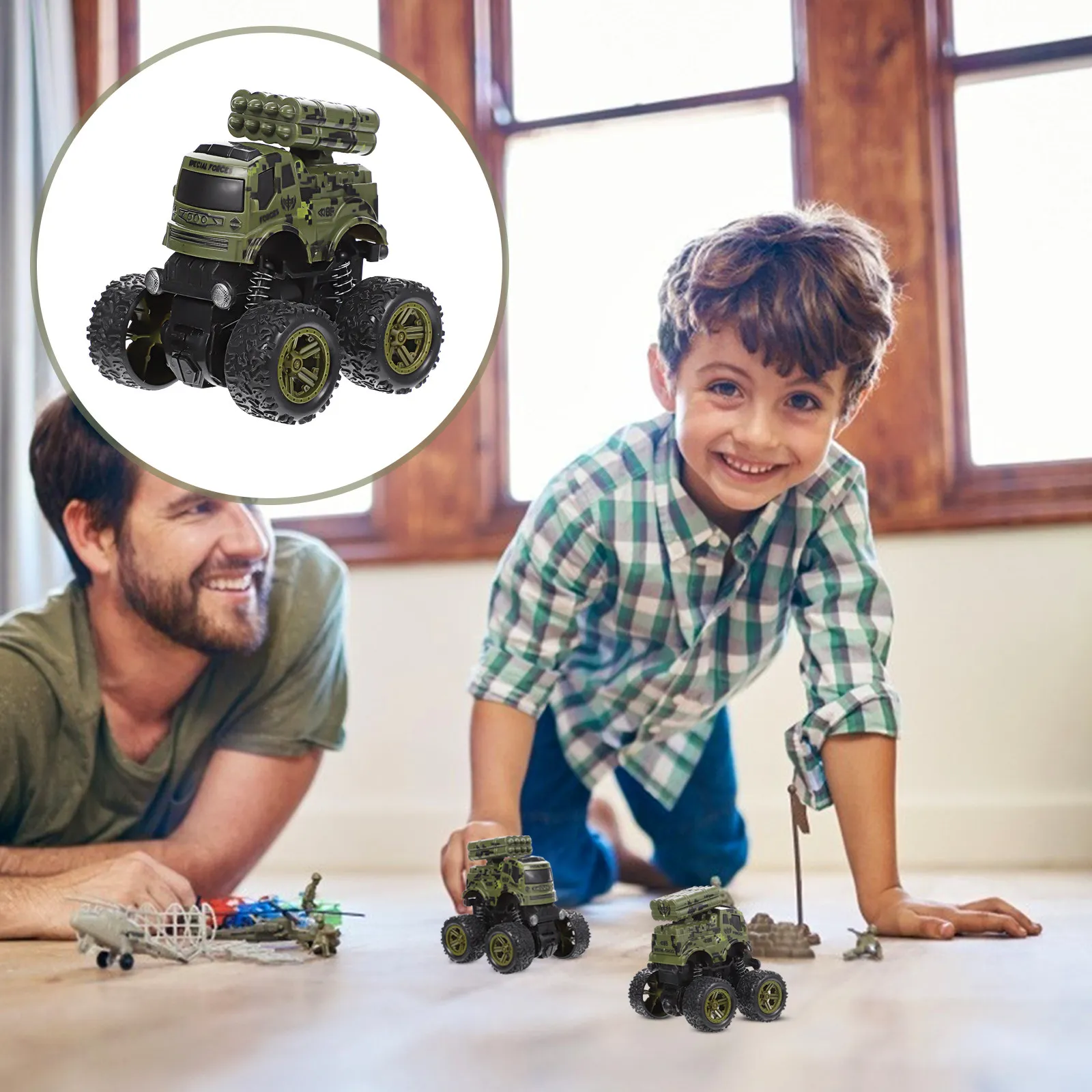 

Набор из 2 инерционных машинок на четырех колесах для детей, пластиковые инерционные машинки-каталки, забавный подарок, игрушка-транспорт