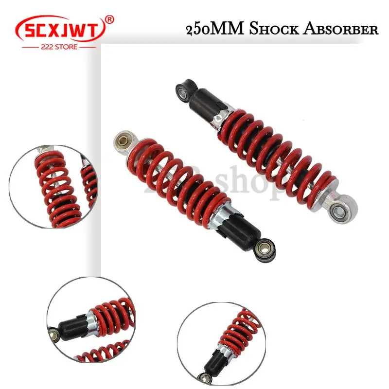 

Амортизатор толщиной 250 мм подходит для пляжного велосипеда ATV, внедорожников, деталей четырехколесного мотоцикла.