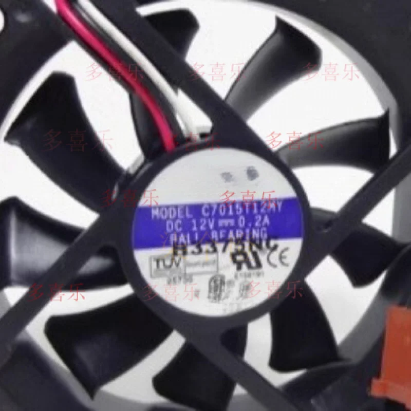 

EE для AVC F7015T12MY 12 В 0,2 А 7 см 7015 3-проводной вентилятор охлаждения процессора