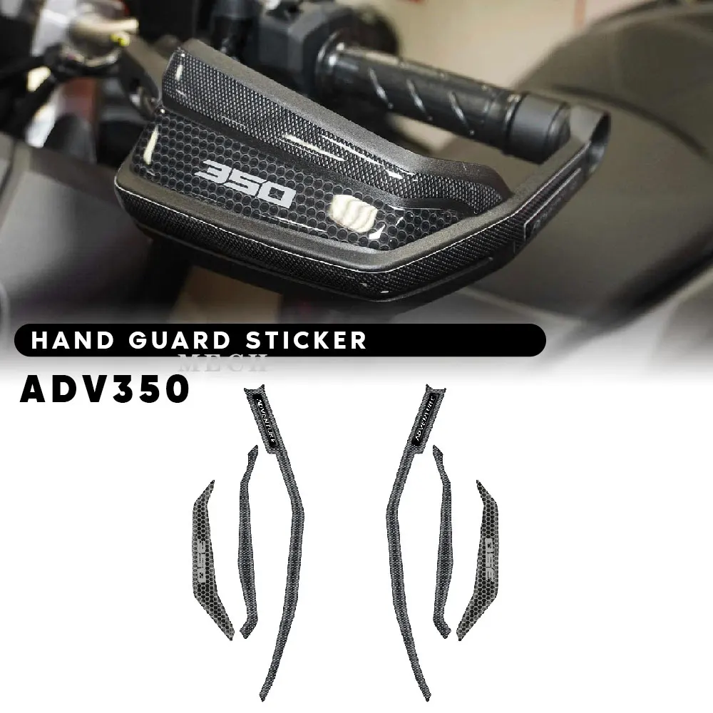 

Non-slip Side Fuel handguard Protection Pad For HONDA ADV 350 ADV 350 2022 - Motorcycle 3D Epoxy Resin Sticker Decal