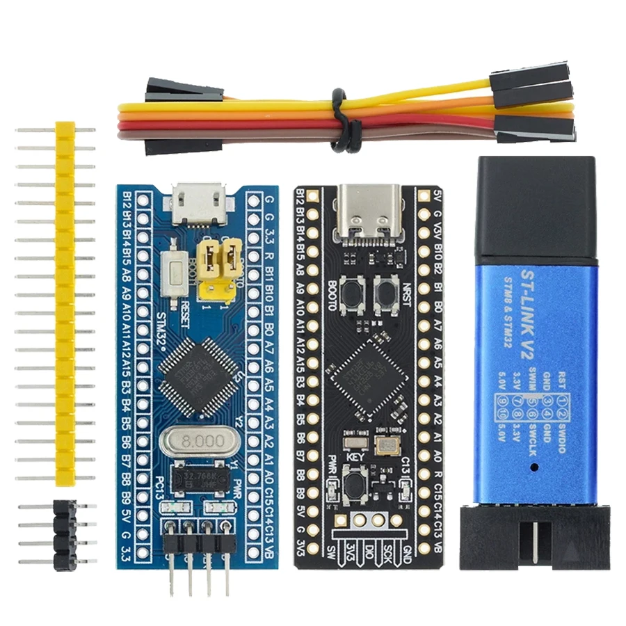 ST-LINK V2 Simulator Download Programmer STM32F103C8T6 ARM STM32 Minimum System Development Board STM32F401 STM32F411