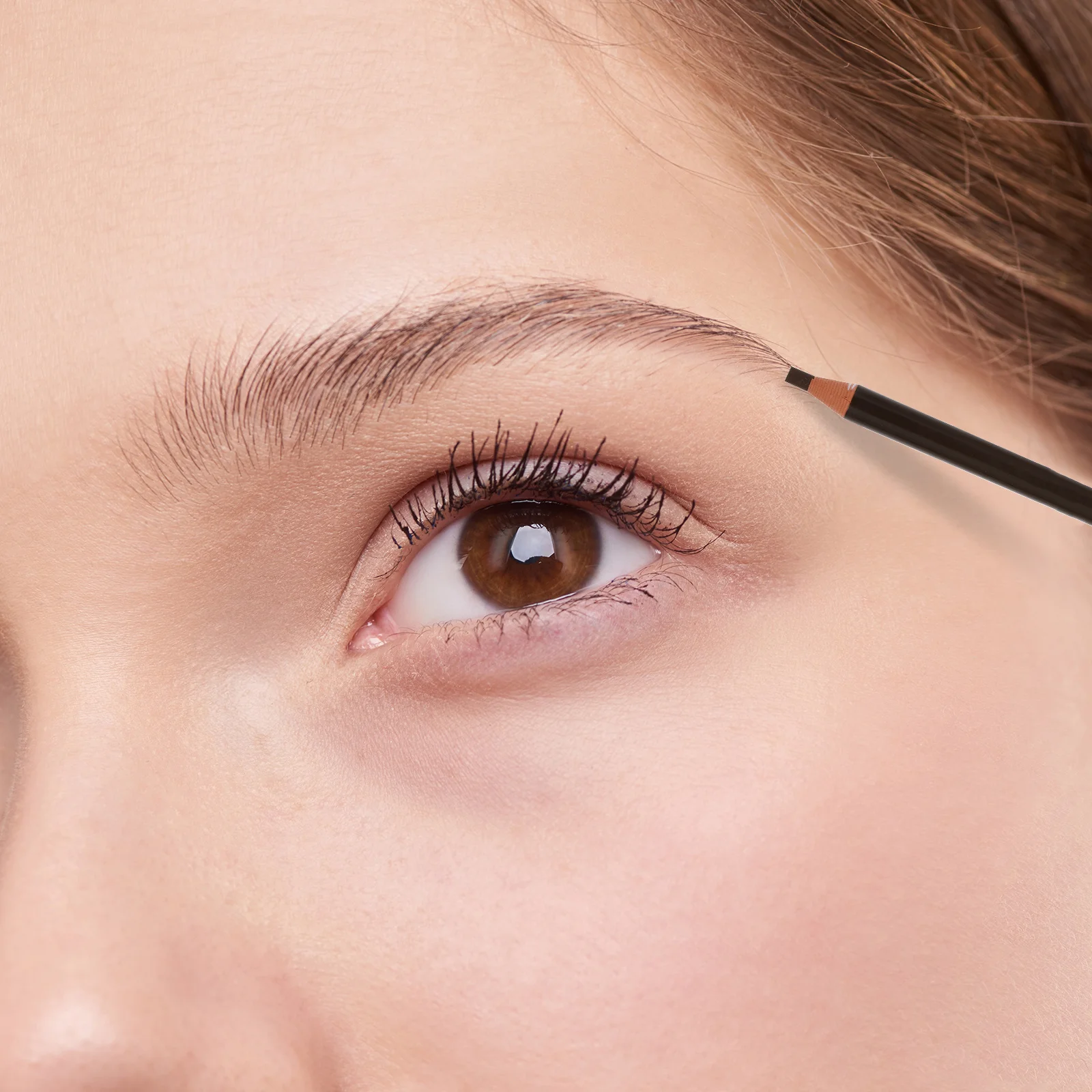 1 ensemble de crayons à sourcils, outils de maquillage polyvalents, accessoire cosmétique charmant longue durée, crayon de dessin pour femmes