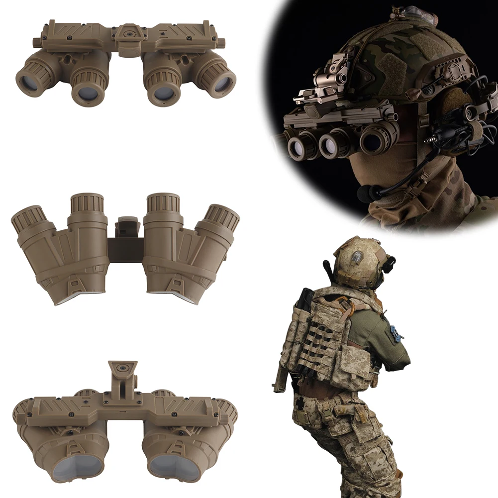 GPNVG 18 للرؤية الليلية حملق خوذة تكتيكية مجهر نموذج أربعة العين للرؤية الليلية جهاز نموذج للألعاب التكتيكية تأثيري #1