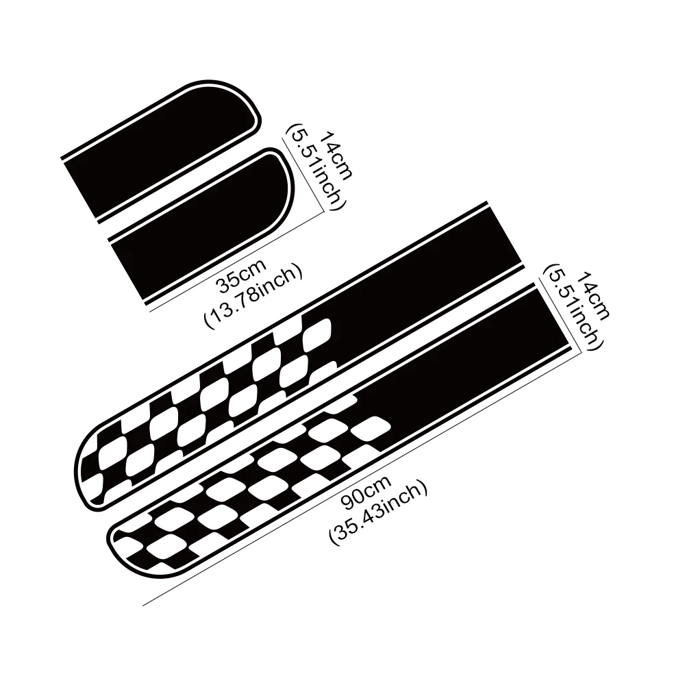 لشركة فيات 500 سيارة ملصق بولي كلوريد الفينيل السيارات هود سقف ملصق مائي عدة الفينيل فيلم مقاوم للماء المركبات ملصق اكسسوارات السيارات الديكور الخارجي