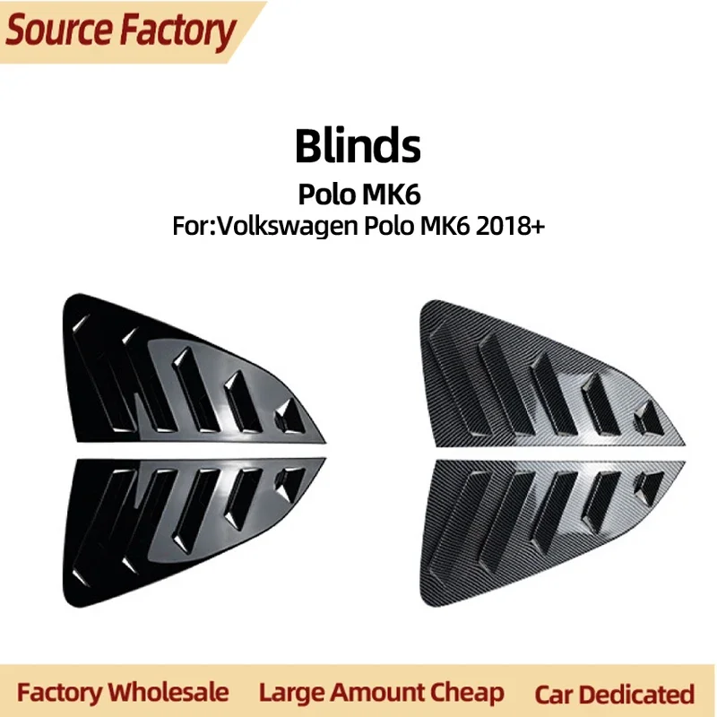 

Модные бамперы для Volkswagen Polo MK6 2018 2019 2020 2021 2022 2023 2024 2025, наклейки на окно автомобиля, внешняя модификация