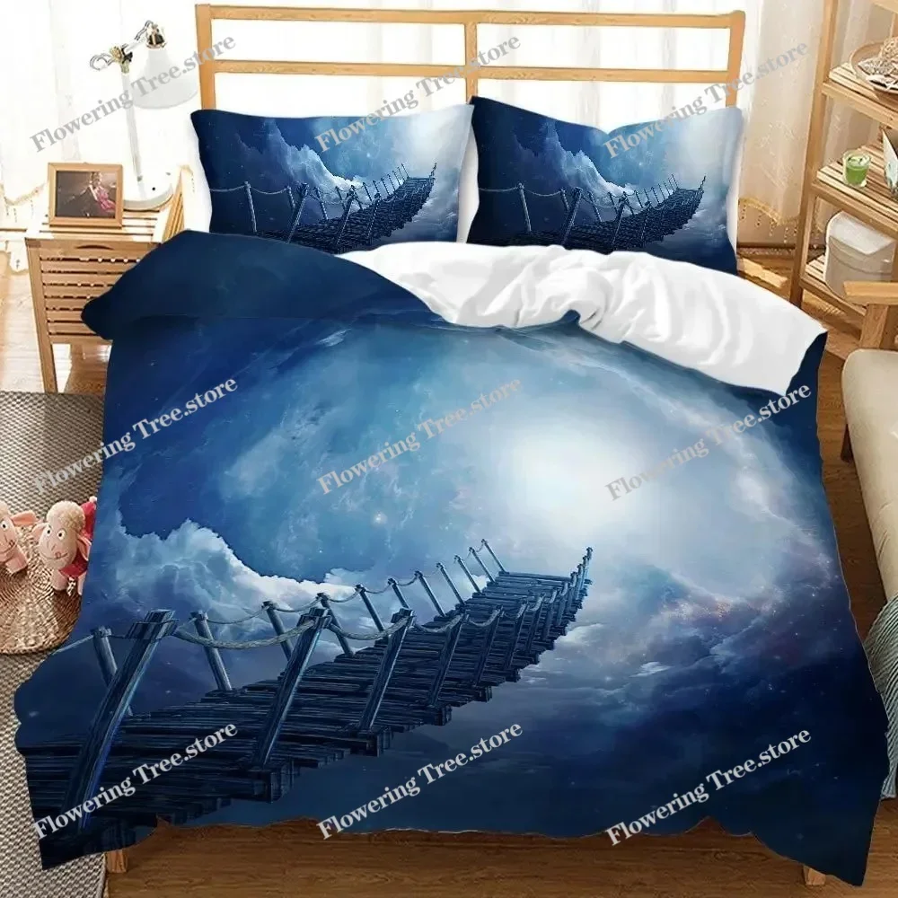 

Flying Journey 3D Art Duvet Cover Set King Queen Double Full Twin Single Size Bed Linen Set