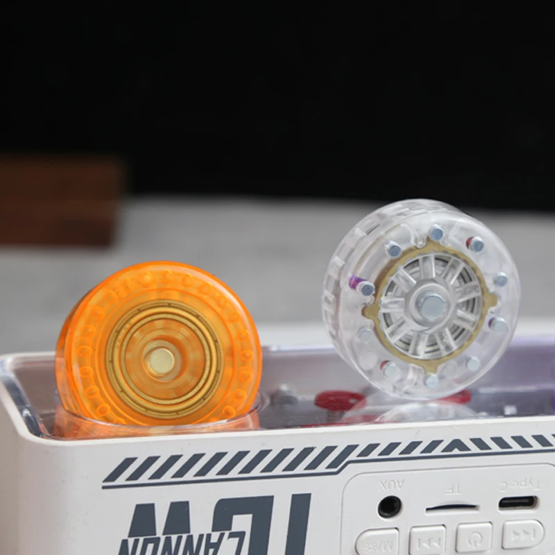 PMMA Ratchet Coin Mechanical Magnetic Push Card Fun EDC Toy Stress-Relief Ratchet Coin ADHD Focus Toy Office Desk Toys Gifts