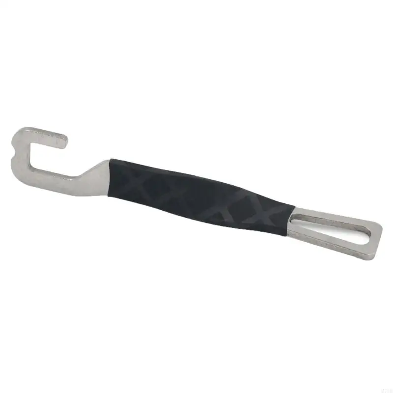 M76E Vehicle Door Ajar Support in Stainless Steel for a Slightly Open Car Door, Wrapped Center Grip, Rest Break Circulation Aid 4