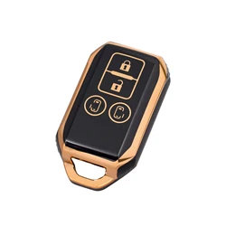 4 Buttons Car Key Case for Suzuki Spacia MK53S Jimny Sierra Swift Wagon Interior Accessories Car Remote Key Cover Case Keychain