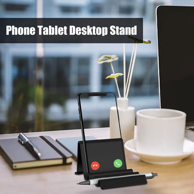 Cellphone Stand Table Phone Stand Multifunctional Pen Holder Wave Shape Does Not Shake Height Adjustable For Phone And Tablet