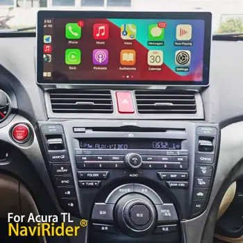 適用於2008-2014款謳歌TL的12.3吋CarPlay GPS安卓13車用觸控螢幕收音機立體聲播放器 6 最佳銷售 謳歌 TL 收音機 - №2