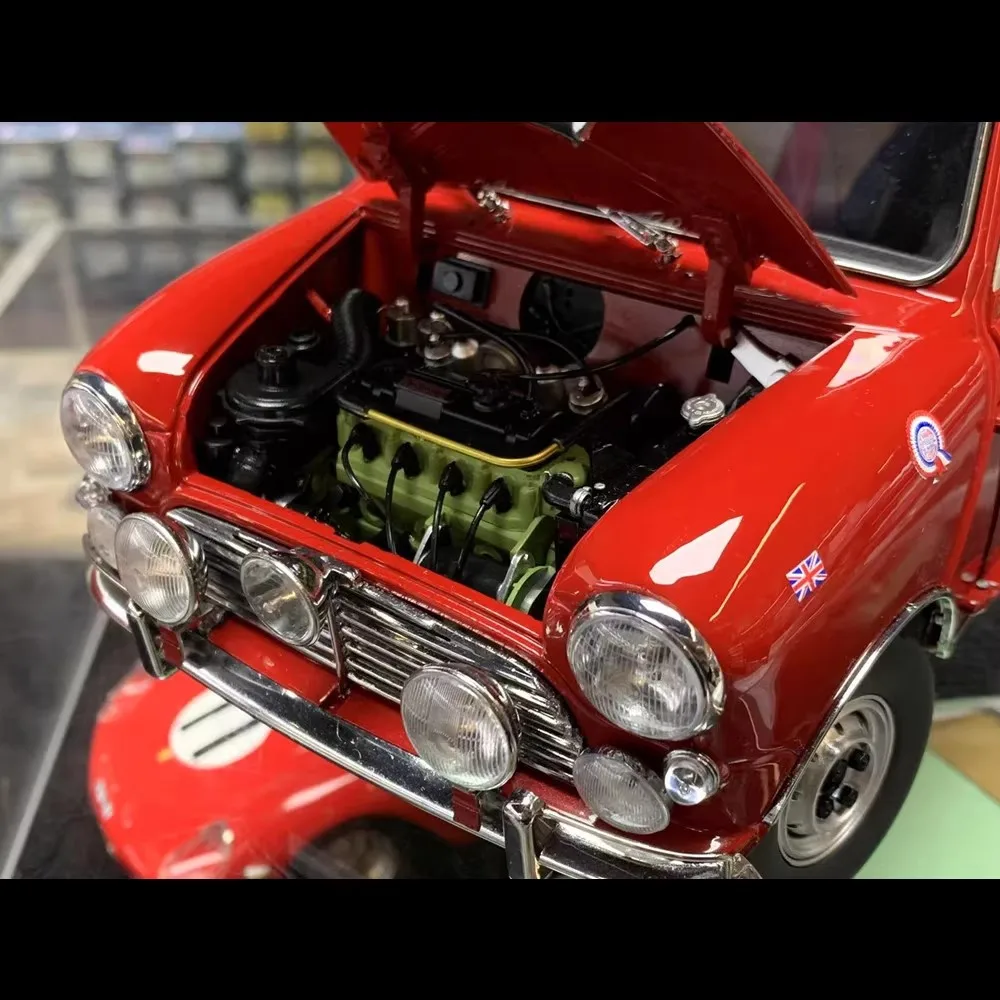 صن ستار 1/12 موديلات X صغيرة 5321T ميني كوبر إس # 37 الفائز رالي مونتي كيرلو 1964 نموذج سيارة محاكاة مجموعة سيارات هدية