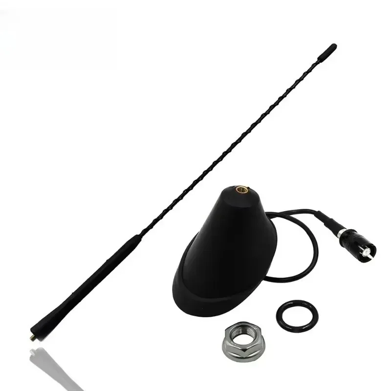 Universelle 12V Anti-Noise Auto-Dachantenne AM/FM Whip-Antenne mit Halterung für verbesserten Radioempfang – Detail 5