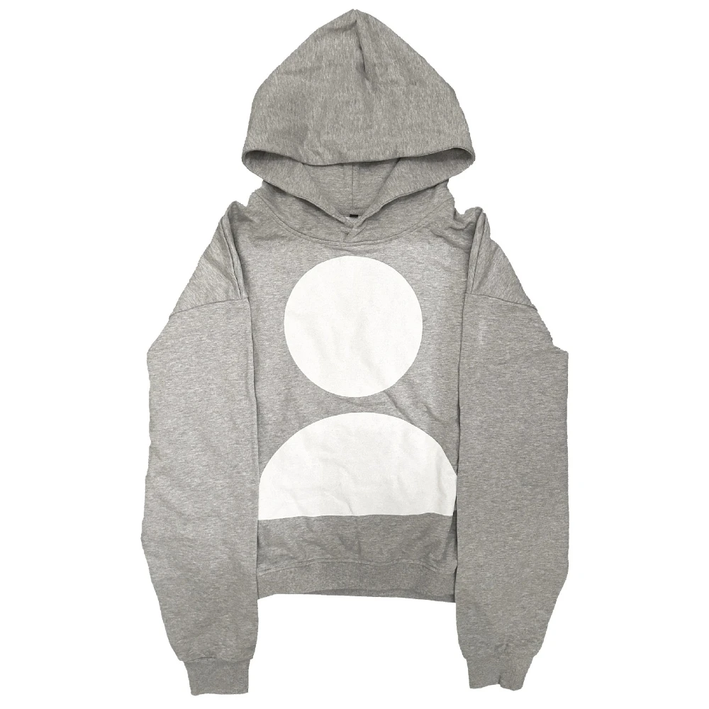 Europeu e americano ins personalizado impressão escura camisola manga longa pulôver com capuz casaco retro moda de rua y2k senhoras adva