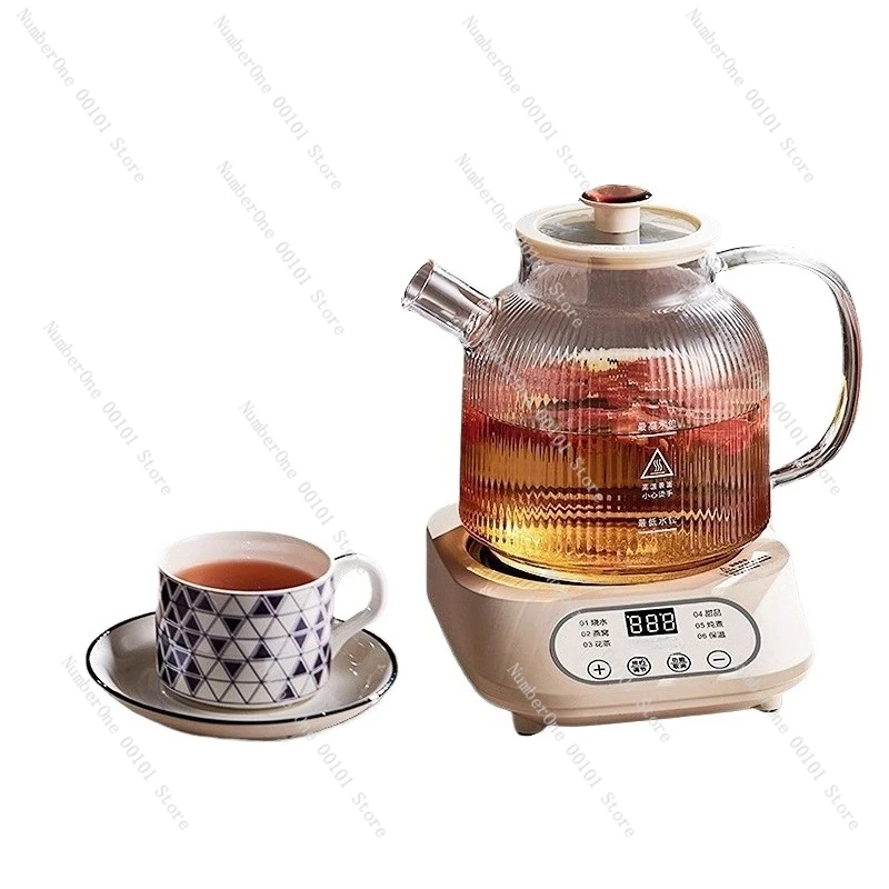 Pure glass health pot stewing integrated tea pot office small multi-functional kettle