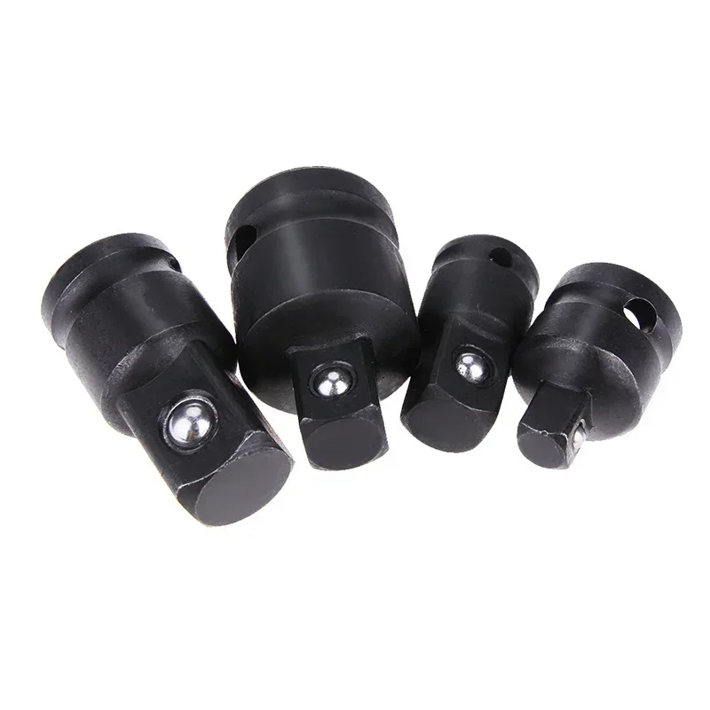 4pcs 1/4 3/8 1/2 Steel Conversion Air Adapter Converter Socket Set Reducer Drive Universal1 Pneumatic Adaptor Converter Socket