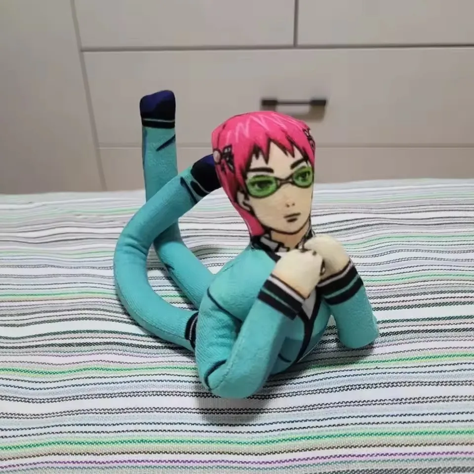 Saiki Kusuo Twistable Plush Doll The Disastrous Life of Saiki K Anime Figure Abstract Cartoon Figure Dolls Giftt
