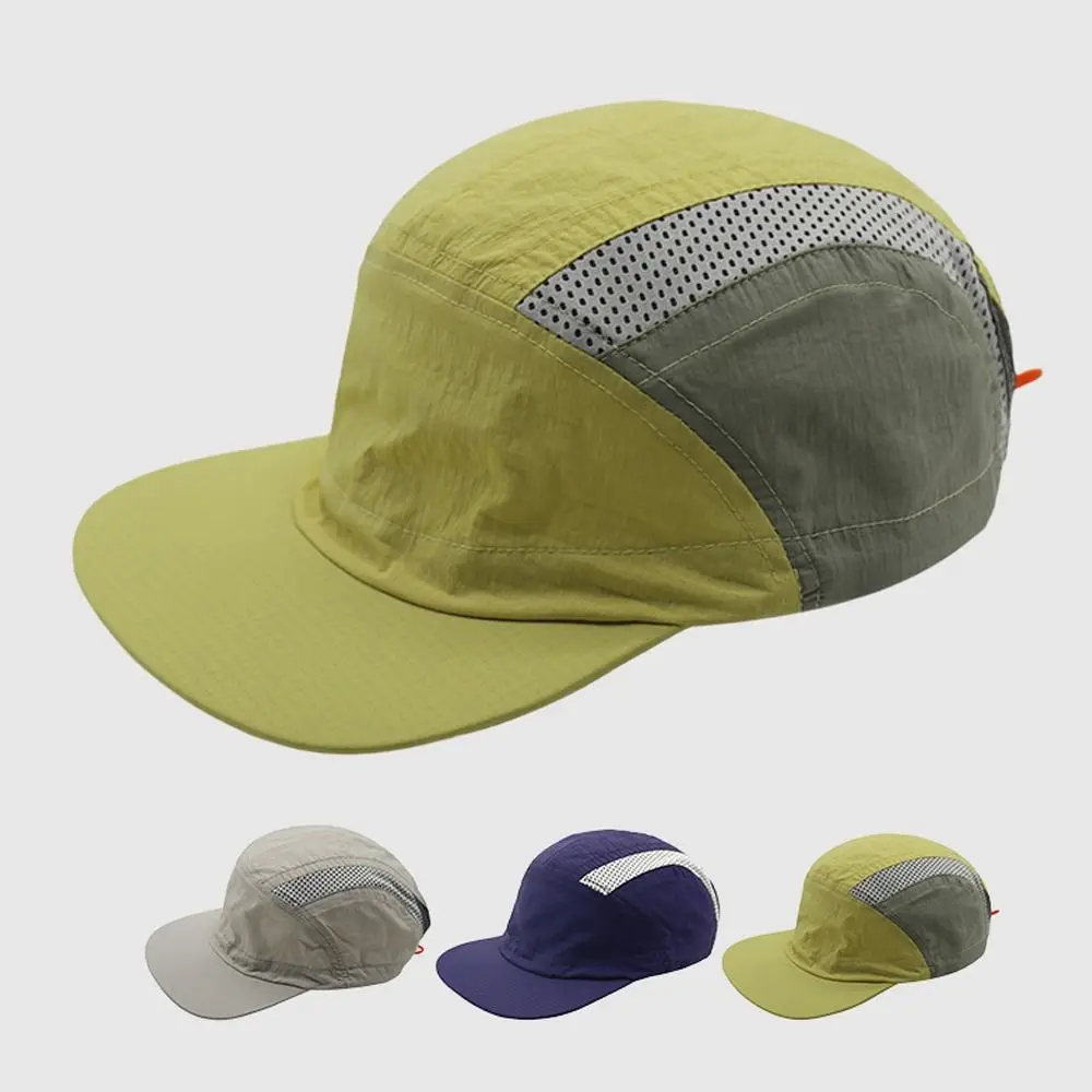Summer Flat-brimmed Baseball Cap Breathable Ultralight Duckbill Hat Quick-Dry Thin Soft Brim Sun Hat