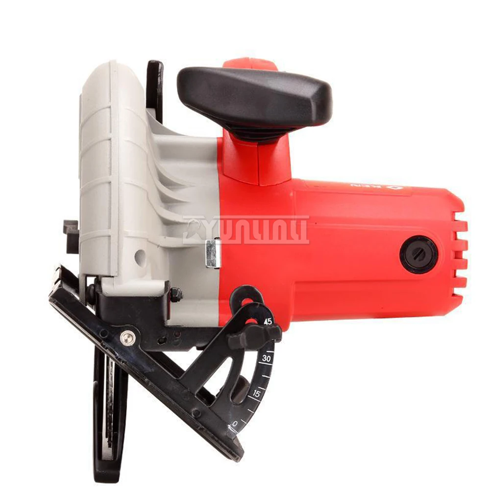 Scie circulaire portable pour le travail du bois, machine de découpe, calcul, 7 pouces