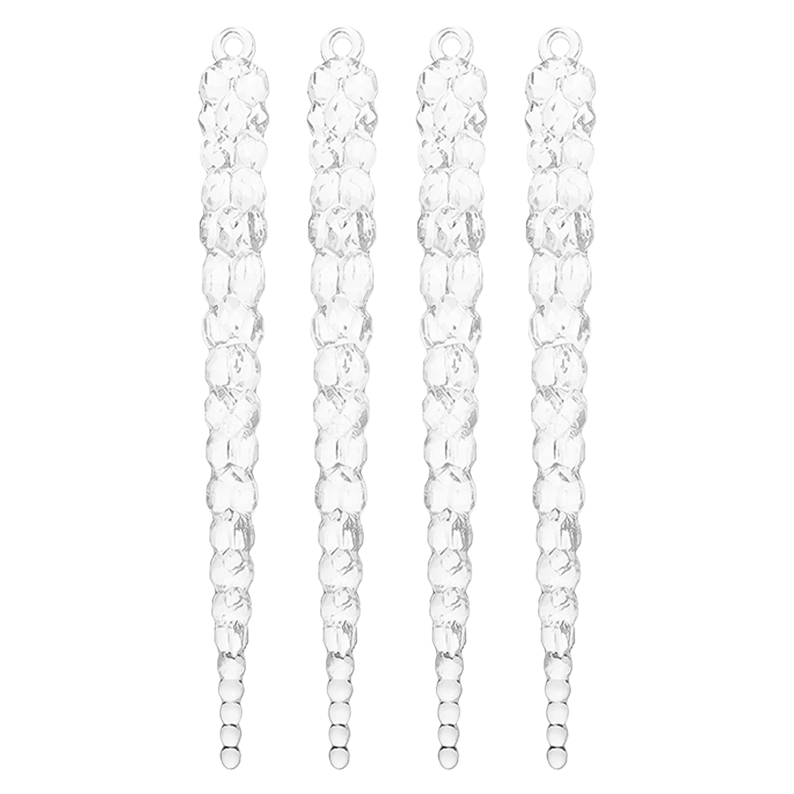 

4pcs Acrylic Ornament Tree Hanging Decor Christmas Party Decoration Hanging Ornament Pendant Xmas Tree Decorations