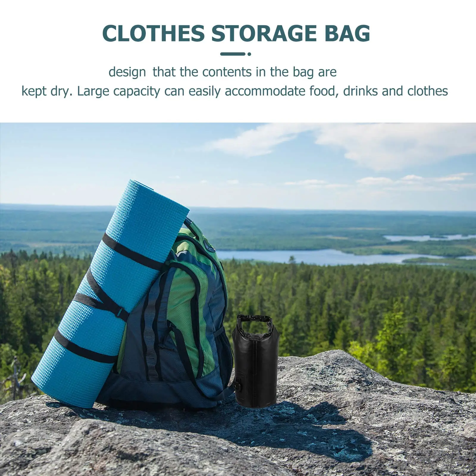 

1pc PVC Waterproof Bag Floating Pvc Waterproof Bag Storage Swimming Resistant Dry Bags Outdoor Boat Accessories