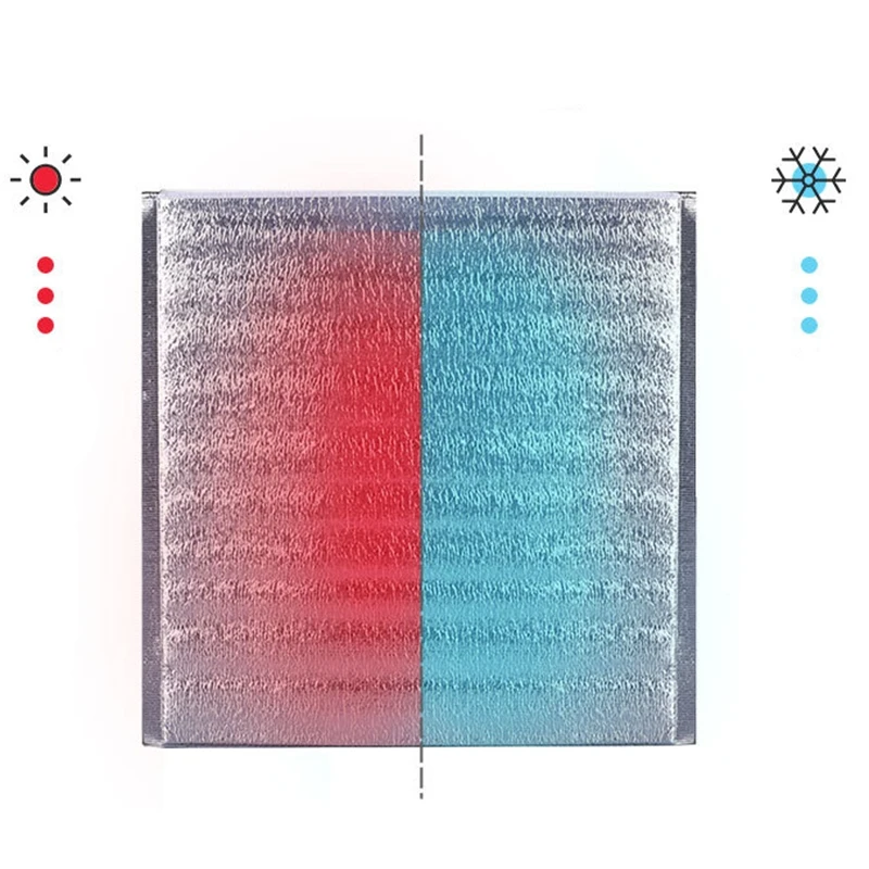 Glacière à Déjeuner en Aluminium, Isolation Pliante, Pique-Nique, Portable, Pack de Glace, Sac Thermique, Livraison de Nourriture, 100 Pièces