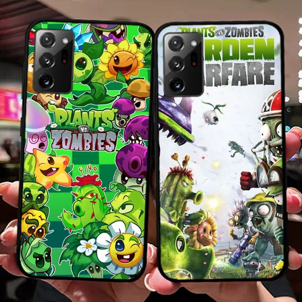 Game P-Plants V-Vs Z-Zombies Phone Case For Samsung Note 8 9 10 20 pro plus lite M 10 11 20 30 21 31 51 A 21 22 42 02 03