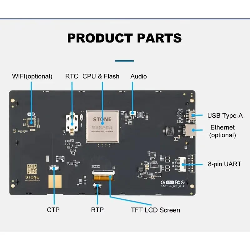 Stone 10.1 Inch 102…