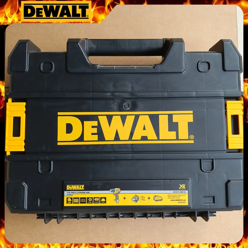 

DEWALT DCD701-CASE Сверхмощный жесткий пустой чехол 43*34*13 см штабелируемый прочный органайзер для аксессуаров для электроинструментов