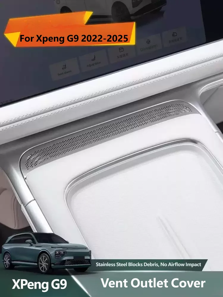 For Xpeng G9 2022-2025 Air Outlet Protective Cover,Car Interior Decoration Modification Protection Accessories Refit