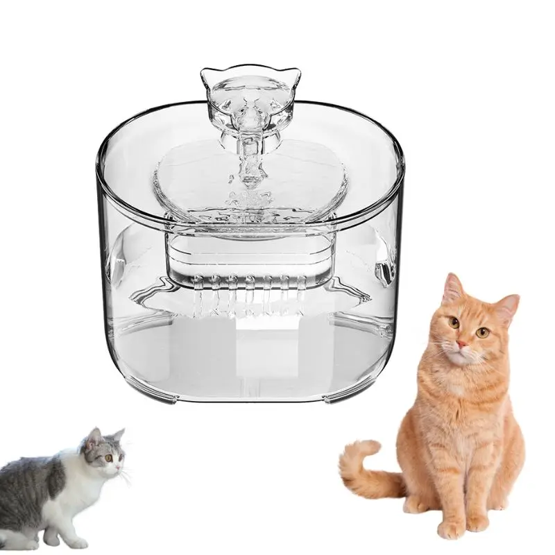 

Portable Automatic Electric Cat Water Dispenser Pet Water Fountain with Battery Power Water Dispensing