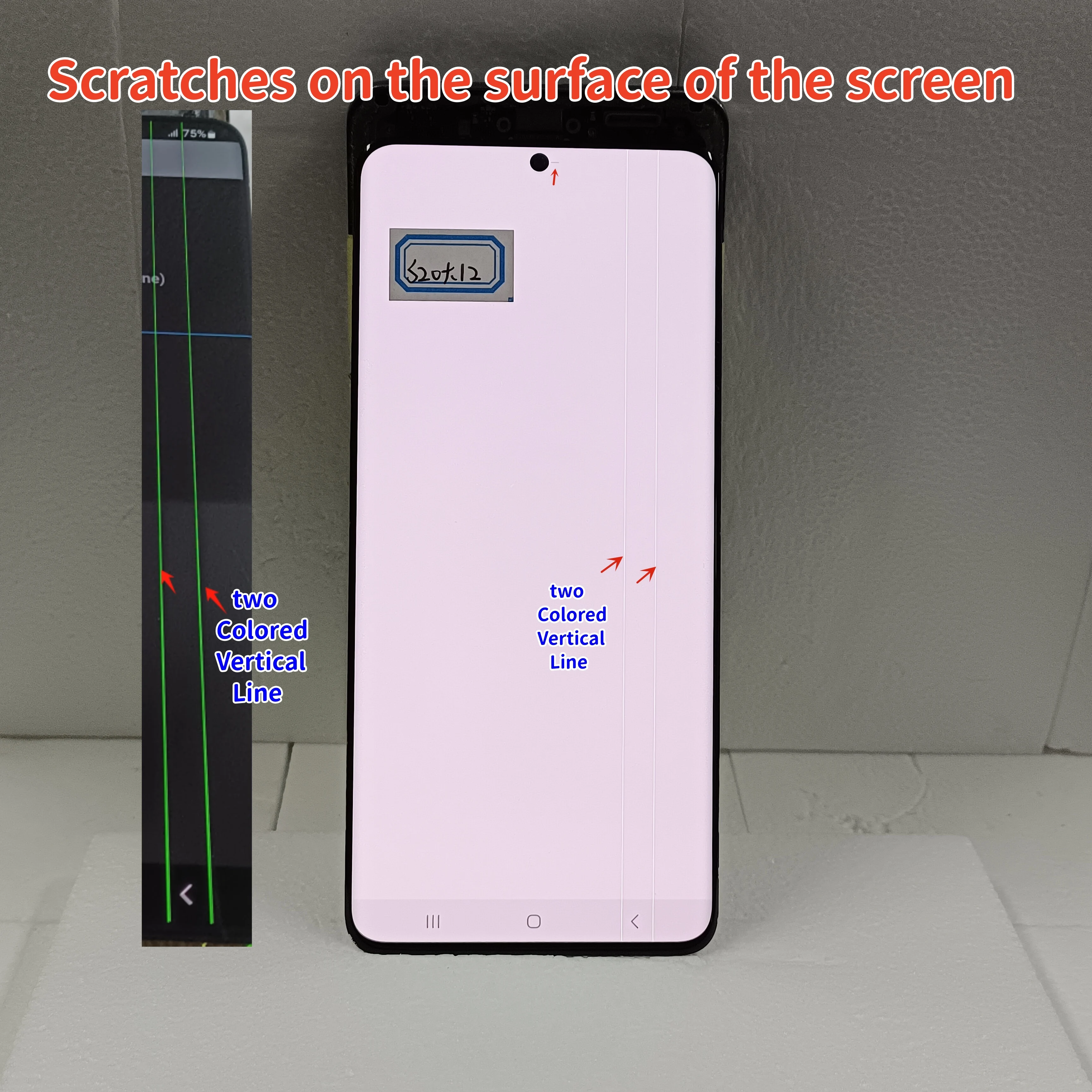 Super Amoled S20 Plus Lcd For Samsung Galaxy S20 Plus Display With Frame Touch Screen S20+ G986b SM-G985f/ds With Defects