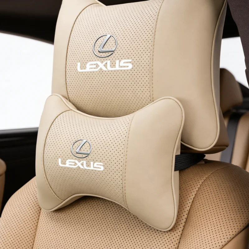 Almohada para el Cuello del Reposacabezas del Asiento del Coche, Accesorios Interiores para Automóviles, para Lexus RX330 Fsport IS200 IS250 RX350 GX NX300h, Adhesivo Interior
