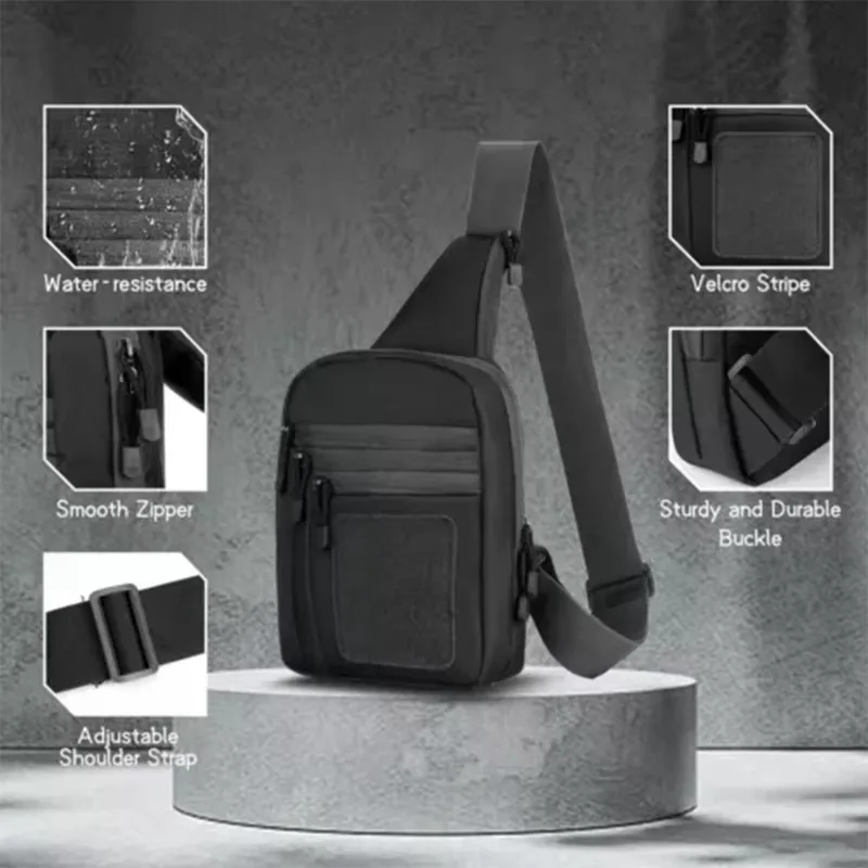 FzcSpeed Tactical Backpack Concealed Carry Shoulder Bag Multifunction Waterproof Crossbody Chest Pack for Range Hiking Outdoor
