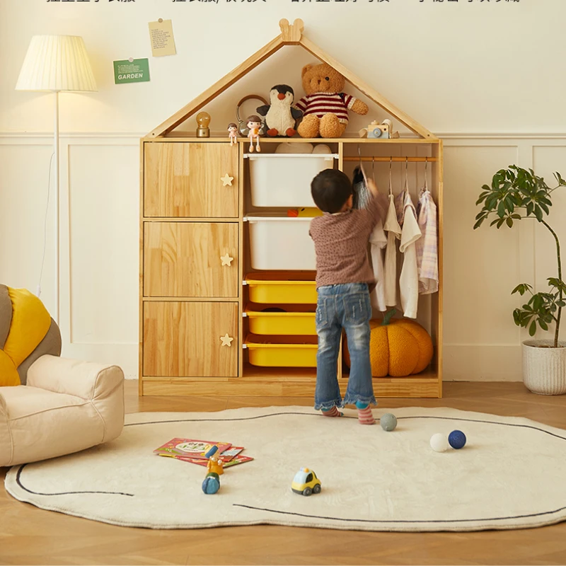 Armarios para niños, estantes de armario, aparador, organizador de armario, perchas, muebles de habitación, CY50CW