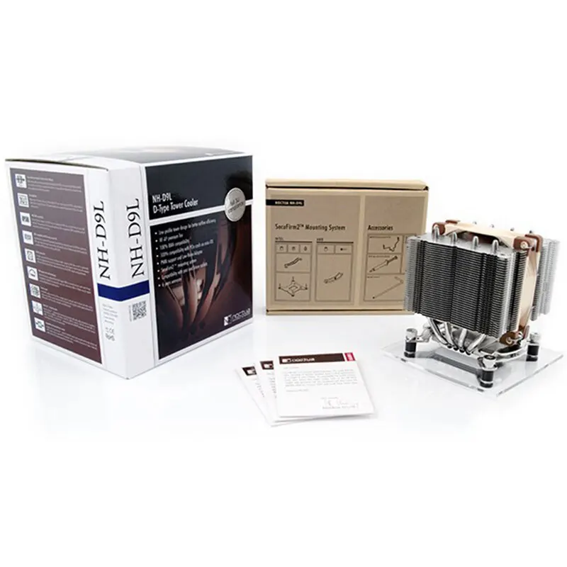 Noctua NH-D9L CPU-Kühler 4 Heatpipes 115x/amd/Doppelturm kühler/Kompatibilität Kamm Speicher/Höhe 11cm Gehäuse radiato