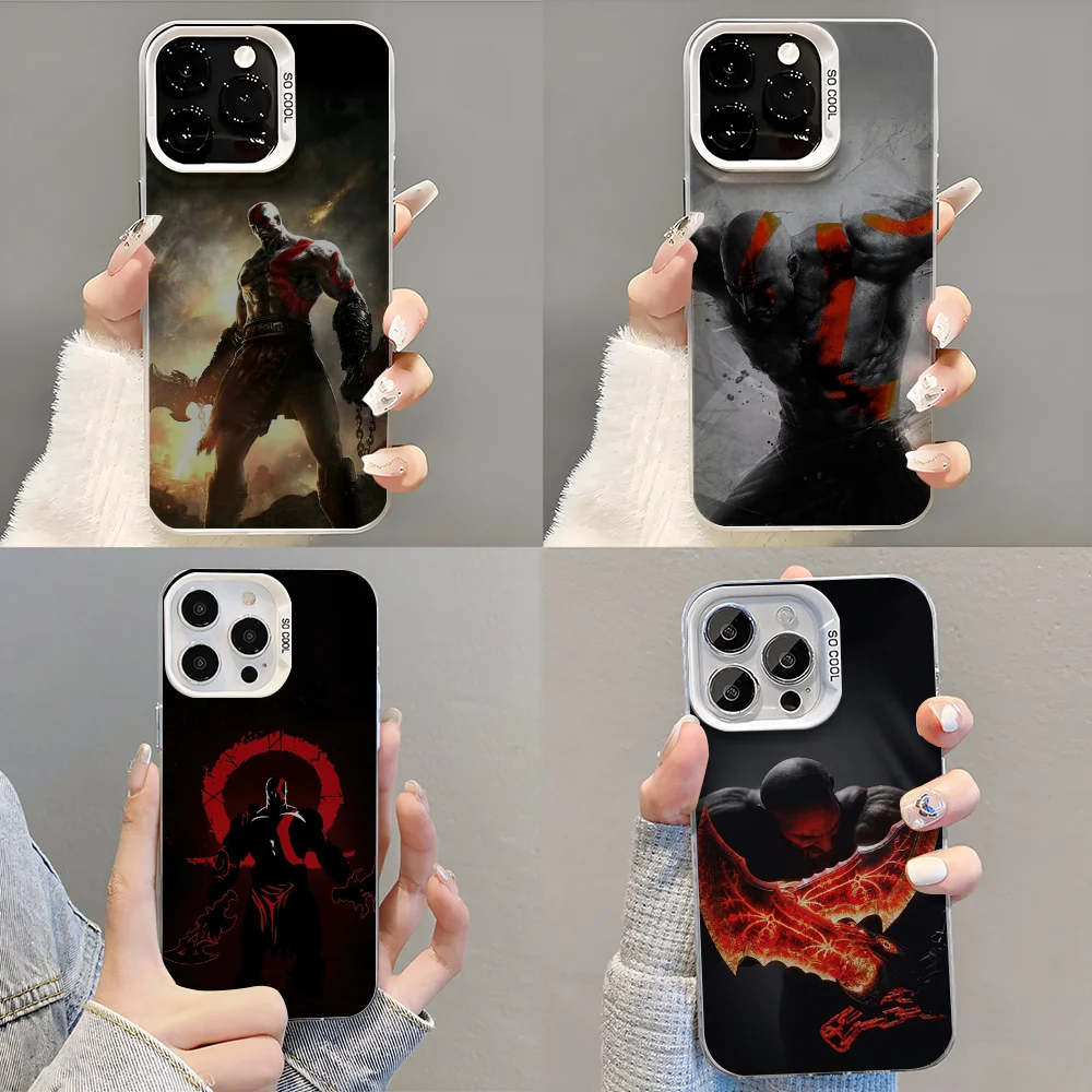 

G-God O-OF W-War Phone Case Phone Case For iPhone 14 16 15 11 12 13 Pro Max Mini Plus Shockproof Cover